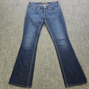 Levi’s 524 Jeans Womens 27x32 Blue Bootcut Stretch